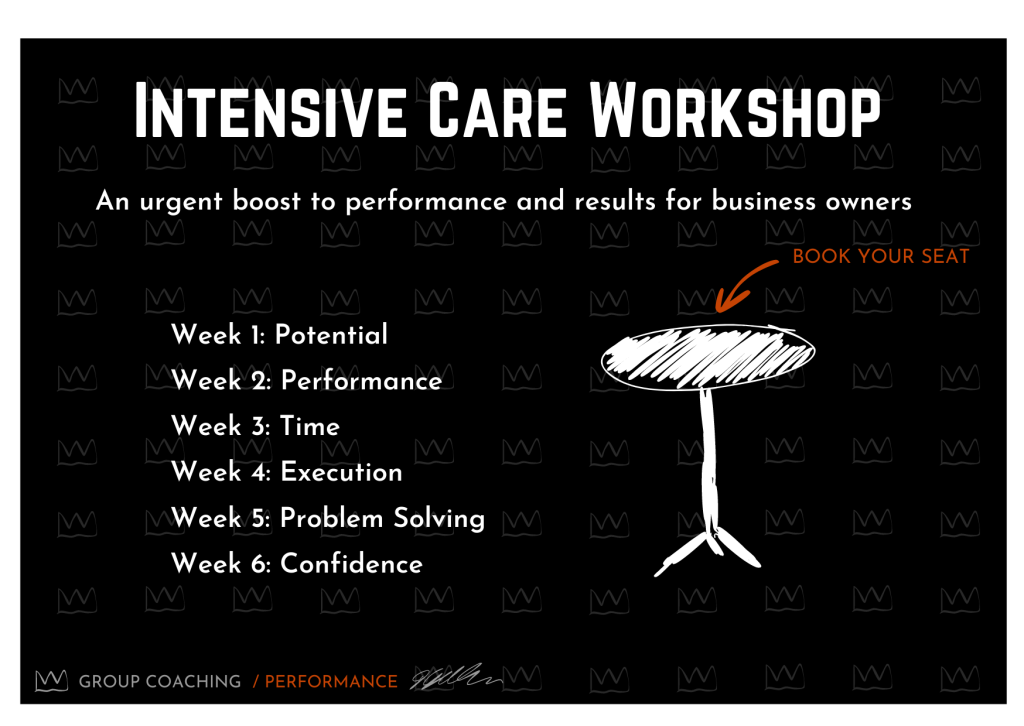 Intensive Care Workshop for Business Owners